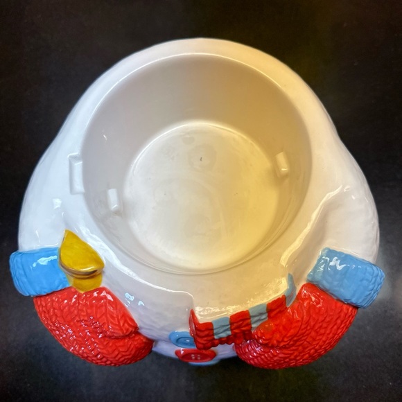 Homeworx By Harry Slatkin Trim The Tree Snowman Canister Empty - Picture 6 of 9